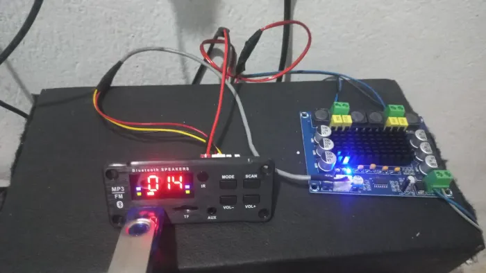 Placa Bluetooth +placa de amplificação 240w 