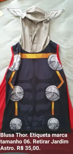 Blusa Thor Tamanho 6