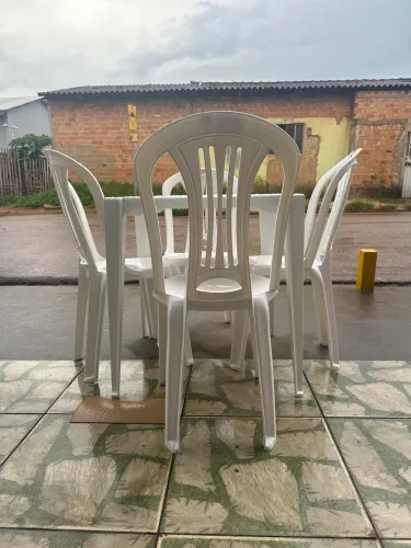 JOGO DE MESA BRANCO 