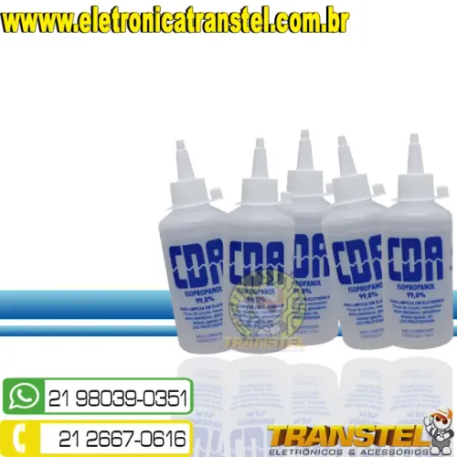 Limpador isopropílico de eletrônicos telas lentes e ambientes 110ml