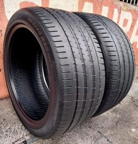 Pneus 295/40 aro 20 Pirelli Pzero semi-novos 