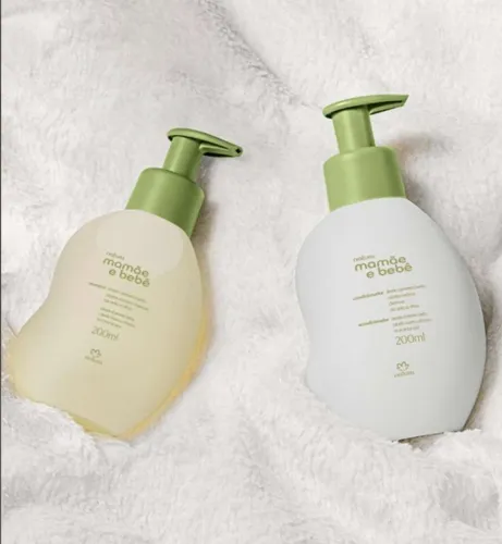 Shampoo e Condicionador Mamãe e Bebê Natura