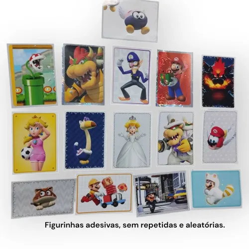 Lote de figurinhas adesivas do SUPER MARIO! #2