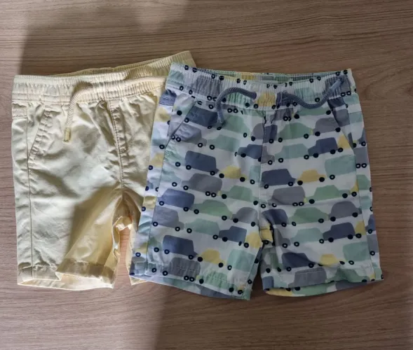 Shorts para Bebê importado da marca Primark Care - 2 peças - 3 a 6 meses