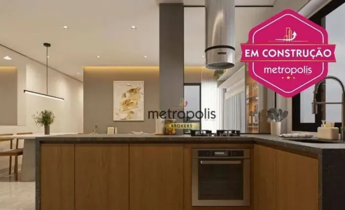 Cobertura à venda, 119 m² por R$ 751.000,00 - Campestre - Santo André/SP