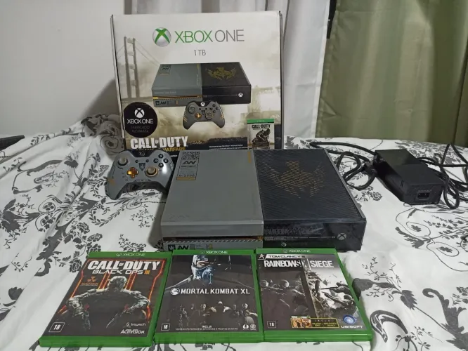 Xbox One Edição Limitada Call Of Duty + 3 Jogos