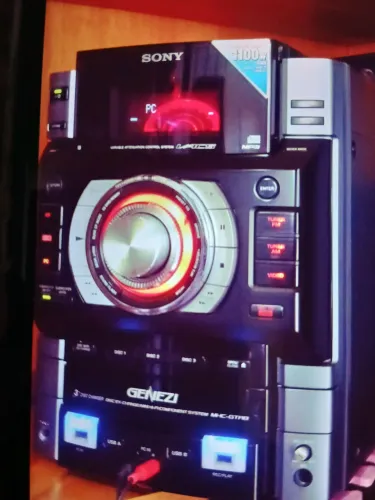 12 caixas Som Sony Genezi MHC GTR 8 com 12 caixas acústicas!Leiaaa