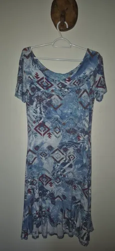 Vestido malha Estampado