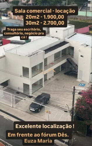 Sala Comercial | 20 e 30m² | 2.000,00 Locação - São Francisco