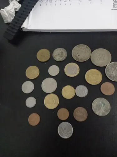 Coleção de Moedas Antiga