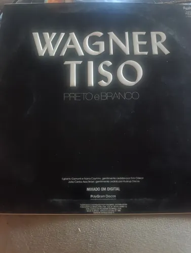 Vinil Wagner Tiso Preto e branco.