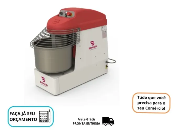 Amassadeira Espiral 15KG Monofásica