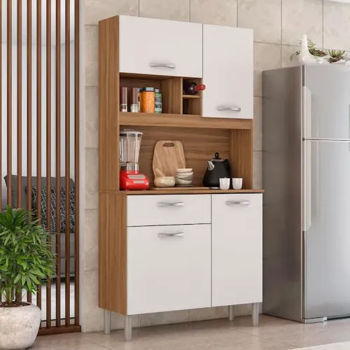 Armário de Cozinha Compacto-Novo Embalado 