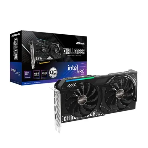 Placa de Vídeo Intel Arc B570 10GB GDDR6 ASRock Challenger OC Dual Fan 160 Bits  - WZetta