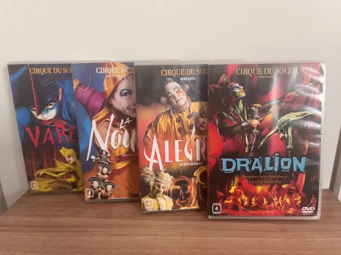 Coleção Cirque du Soleil - 4 DVDs
