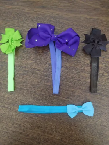 Kit De 4 Laços Coloridos Para Bebês