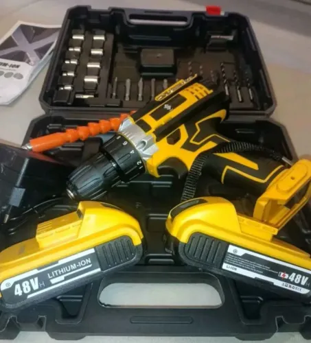 Parafusadeira Furadeira Profissional 48v 2 baterias