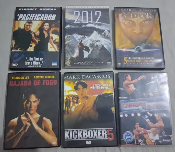 LOTE de DVDs Diversos - Ação e Drama