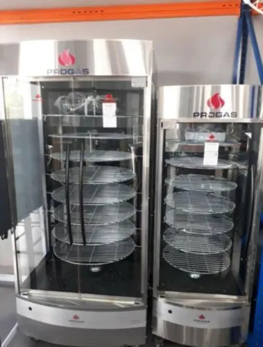 Forno assador de frango multiuso Giratório 128kg e 75kg Progás - Marcos 
