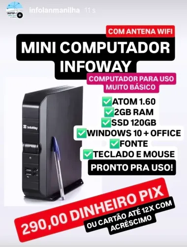 Mini PC + Garantia Loja 