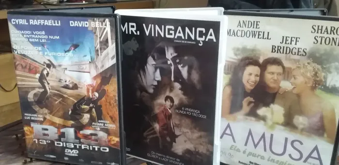 Lote de DVDs: B13 - 13º Distrito, Mr. Vingança e A Musa