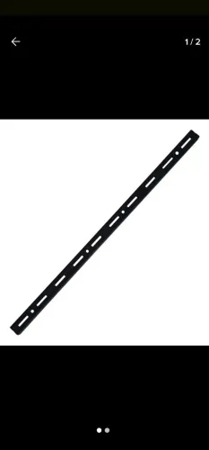 Trilho/cremalheira aço 50cm cada na cor preata