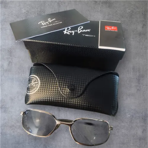 Óculos de Sol Rayban tech - Bausch & Lomb - Carbon Fiber