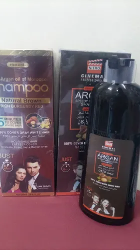 SHAMPOO ESCURECEDOR DE CABELO GRISALHOS PRETO E CASTANHO,ESCURECE EM 5 MINUTOS 