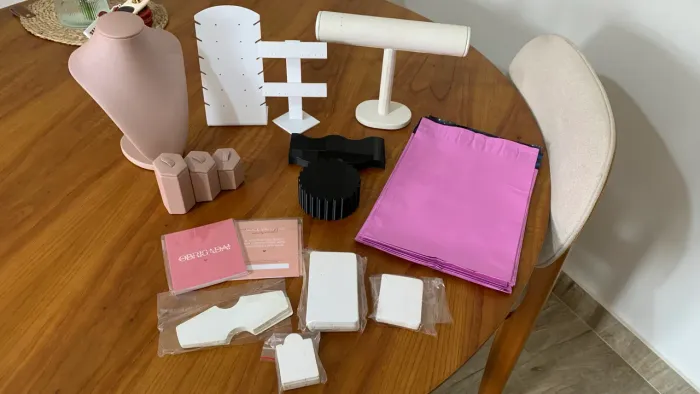 Kit mostruário de joias