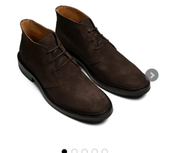 Bota Louie Brera Camurça Café Tamanho 40