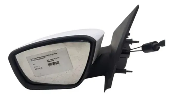 Retrovisor Manual Esquerdo Ford Ka 2014 2022 Branco 20733105
