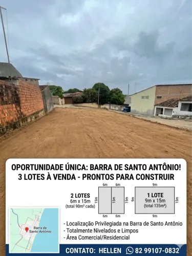 Terreno Barra De Santo Antônio