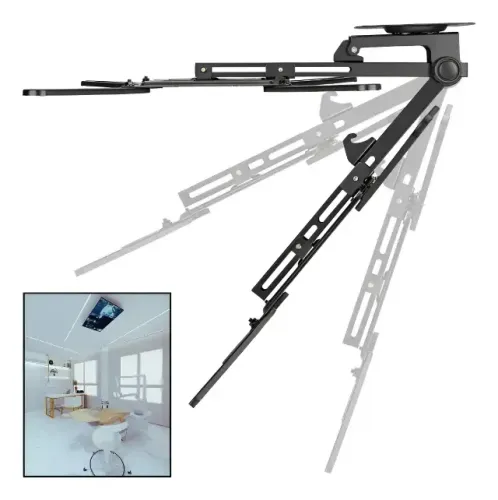 Suporte de Teto para TV até 56" com Giro e Inclinação Total 20kg