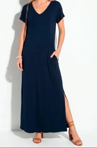 Vestido longo Quintess TAM 48/50 NOVO