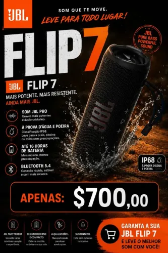 Caixa de Som JBL Flip 7