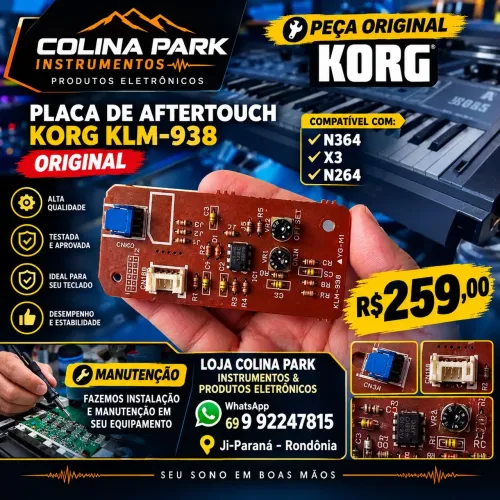 Placa de Aftertouch Korg KLM-938