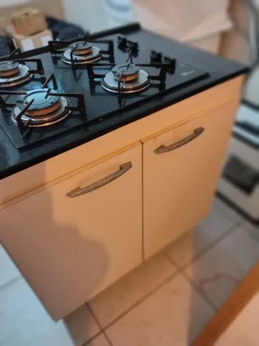 Cooktop Fischer a gás com tampo e balcão - R$ 400