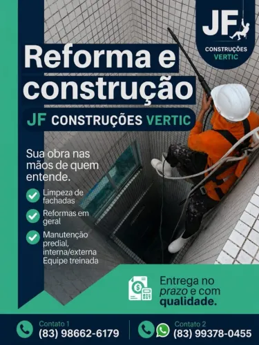 JF construções vertic sua obra em boas mãos