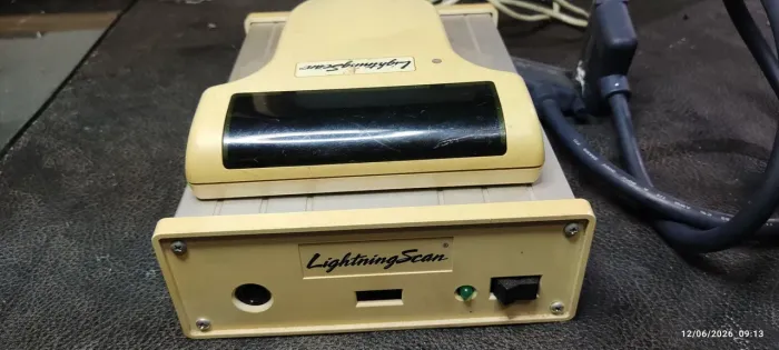 LightningScan Vintage - Scanner Portátil Raro e Completo