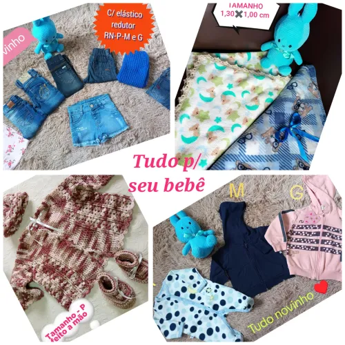 MAEZINHAS!! MONTEM O ENXOVAL DE SEU BEBÊ AQUI, TUDO EM PROMOÇÃO, A LOJA FECHOU