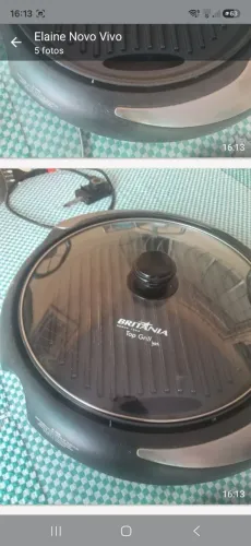 Top Grill inox Britânia