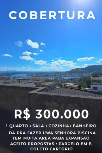 Cobertura à venda em Sagrada, parcelo em Cartório, troco, vista pro mar, aberto propostas