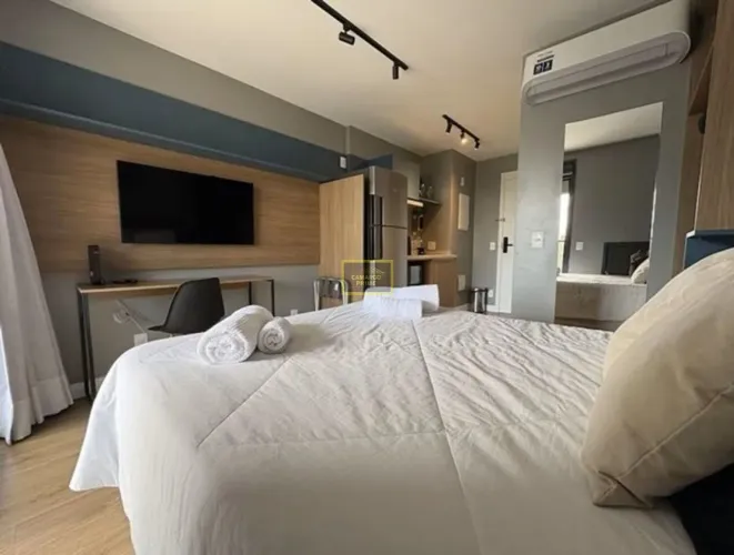 Studio em Pinheiros para locação mobiliado