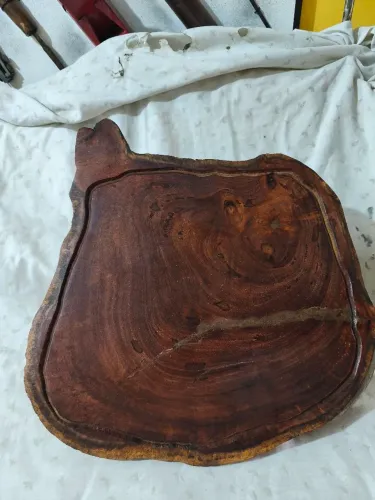 Tábua para churrasco em angico pedra artesanal