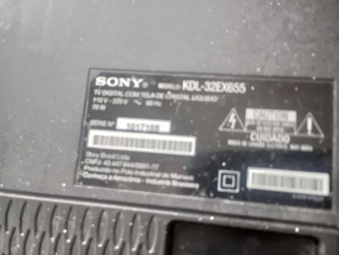 Tv sony 32 polegadas com defeito liga não aparece imagem