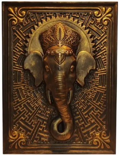 FORMA DE GESSO 3D - ELEFANTE