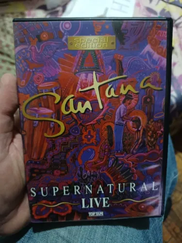 DVD Santana - Supernatural Live - Excelente Estado