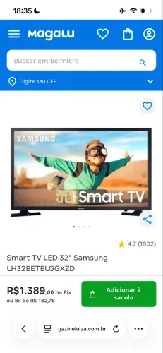 Smart TV LED 32? Samsung