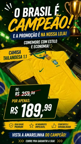 PROMOÇÃO DE CAMISAS DO BRASIL ?