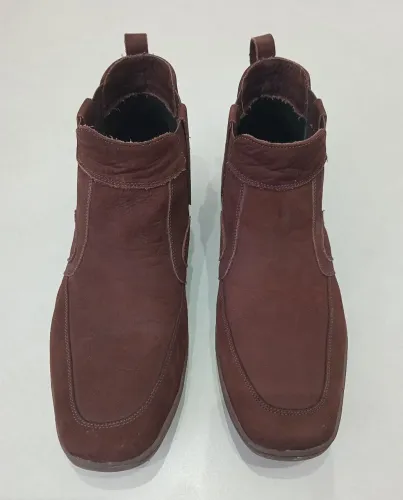 Bota Masculina de Couro Legítimo Linha Confort 42